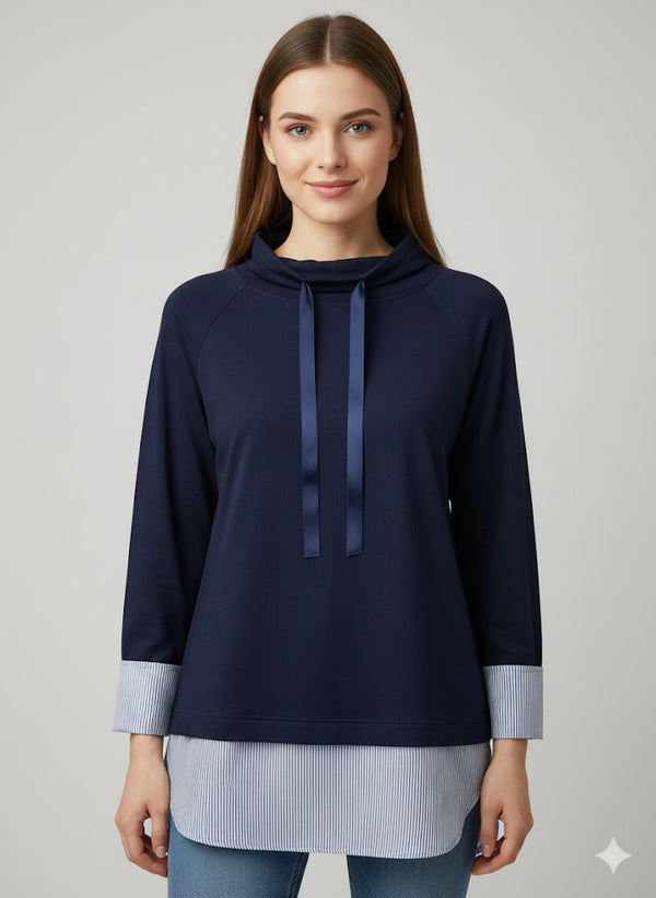 Majica dvoslojna plava  251600